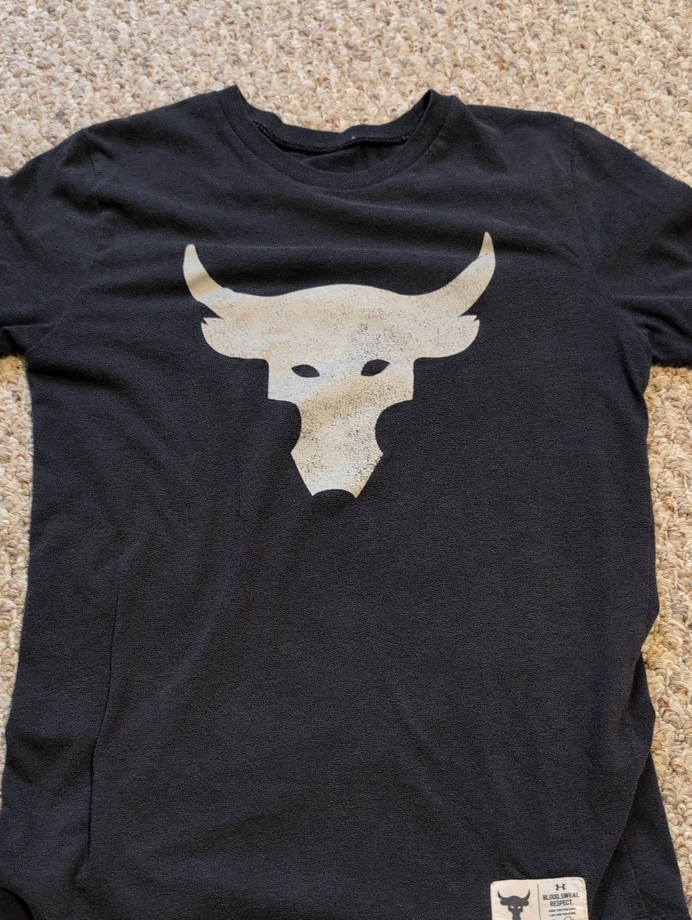 Black Kids' Short Sleeve UA Tee